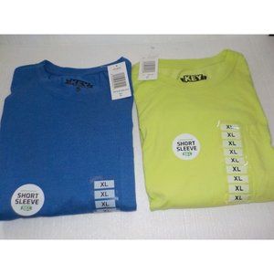 NWT Lot of 2 KEY Workwear Blended Pocket Tee T-Shirts Mens Size XL